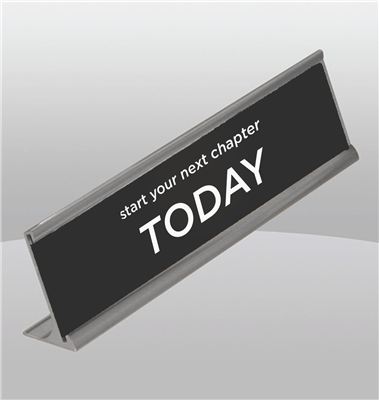 "Start Your Next Chapter Today" Silver Frame